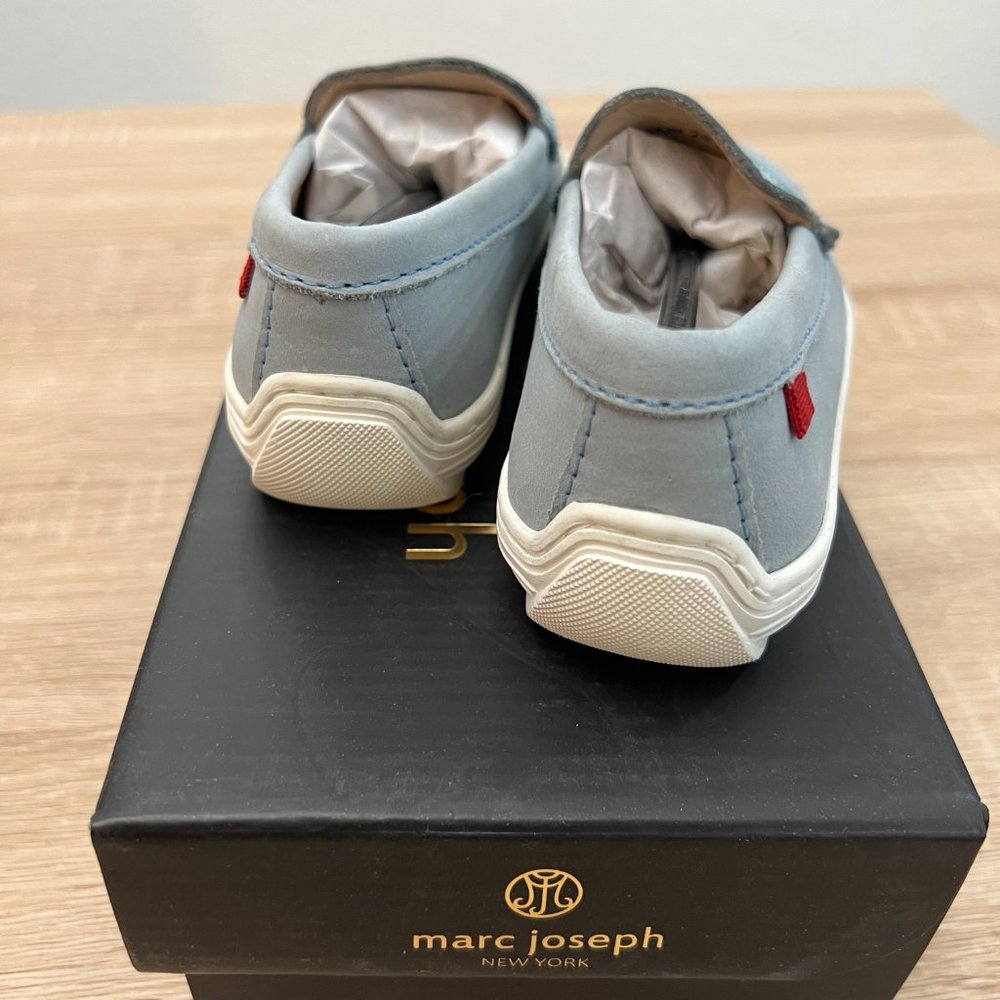 MARC JOSEPH NEW YORK Unisex-Child Leather Driver with Gold Star Detail Loafer - Picture 6 of 7